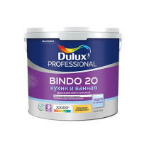 Краска водно-дисперсионная Dulux Bindo 20 кухня и ванная моющаяся белая основа BW 2,5 л