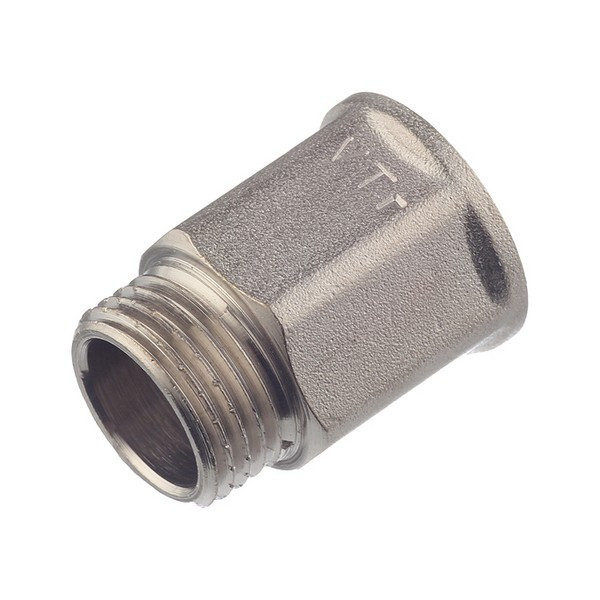 Удлинитель VALTEC (VTr.197.N.0425) 25 мм х 1/2 ВР(г) х 1/2 НР(ш) латунный