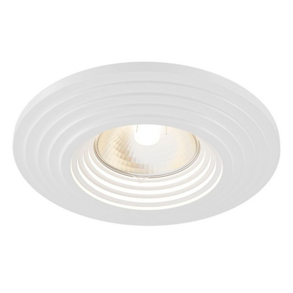 Светильник встраиваемый MAYTONI Gyps Modern (DL004-1-01-W) GU10 110х121х121 мм 35 Вт 220 В матовый круглый IP 20 белый