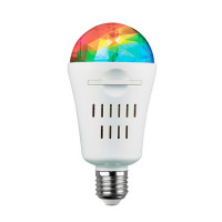 Лампа светодиодная REV Disco 4 Вт E27 груша 220 В прозрачная проекционная 4 сменных модуля RGB
