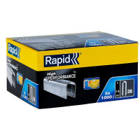 Скобы для степлера Rapid (11886910) тип 36 14 мм металлический (5000 шт.)