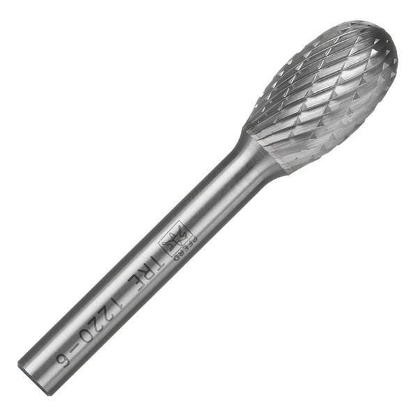 Борфреза овальная Pferd TRE 1220/6 DC d12 мм твердосплавная