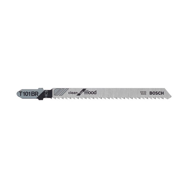 Пилки для лобзика Bosch T101BR (2608630014) по дереву L74 мм чистый рез (5 шт.)