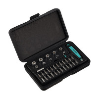 Набор бит и головок Jettools (W-3635) PH/ PZ/ SL / TORX/ HEX 25 мм с адаптером (35 шт.)