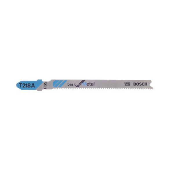 Пилки для лобзика Bosch T218A (2608631032) по металлу L67 мм криволинейный рез (5 шт.)