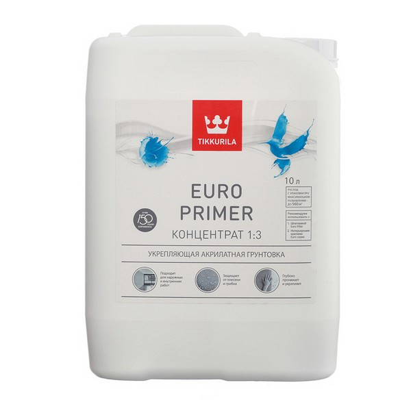 Грунт Tikkurila Euro Primer концентрат 10 л