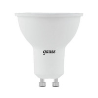 Лампа светодиодная Gauss 7 Вт GU10 рефлектор MR16 3000К теплый белый свет 150-265 В (10 шт.)