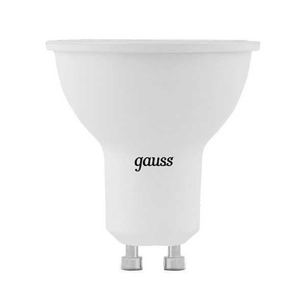 Лампа светодиодная Gauss 7 Вт GU10 рефлектор MR16 3000К теплый белый свет 150-265 В (10 шт.)