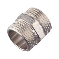 Ниппель Stout (SFT-0004-000011) 1 НР(ш) х 1 НР(ш) латунный