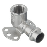 Водорозетка VALTEC (VTi.954.I.001504) 15 мм х 1/2 ВР(г) нержавеющая сталь