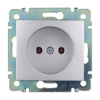Розетка Legrand Valena 694341 скрытая установка алюминий без заземления