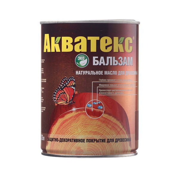 Масло Акватекс Бальзам для дерева махагон 0,75 л