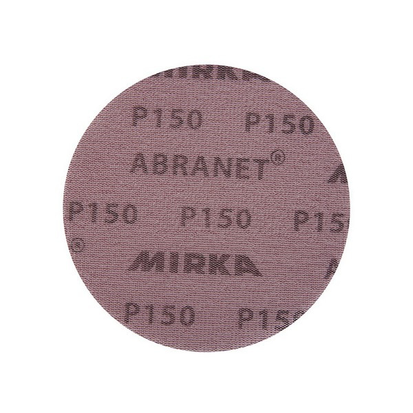 Диск шлифовальный Mirka Abranet d125 мм P150 на липучку сетчатая основа (5 шт.)