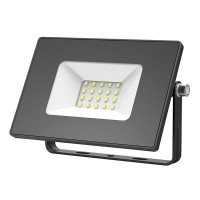 Прожектор cветодиодный Gauss Elementary 20 Вт 220 В IP65 6500К холодный белый свет плоский корпус