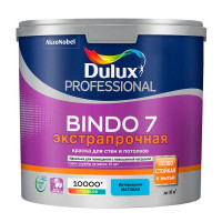 Краска водно-дисперсионная Dulux Bindo 7 экстрапрочная моющаяся основа ВС 2,25 л