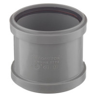 Муфта Pro Aqua Comfort d110 мм пластиковая ремонтная для внутренней канализации