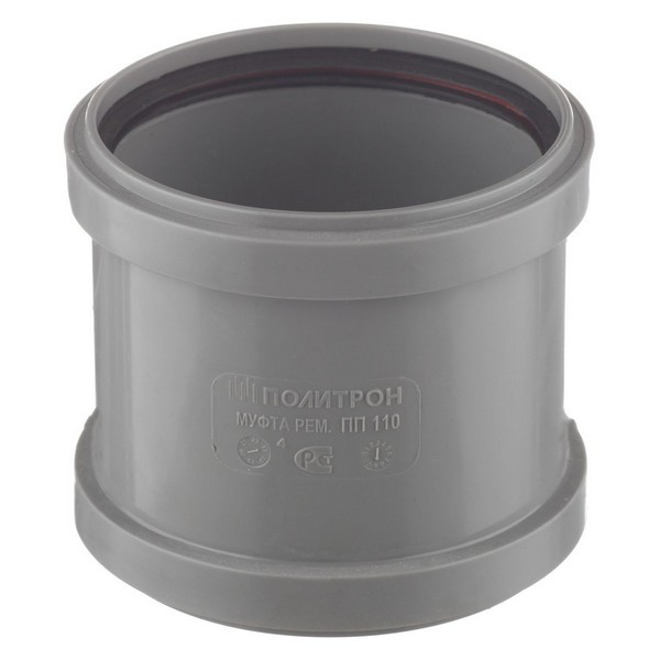 Муфта Pro Aqua Comfort d110 мм пластиковая ремонтная для внутренней канализации