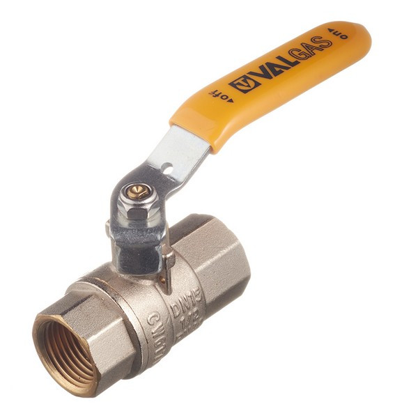 Кран шаровой газовый VALTEC (VT.271.N.04) 1/2 ВР(г) х 1/2 ВР(г) ручка