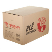 Коробка упаковочная Петрович Все сложилось! 610х380х395 мм усиленная с боковыми прорезями