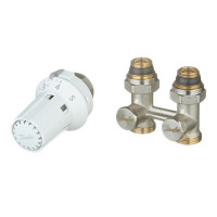 Узел нижнего подключения прямой Danfoss (013G2239) H-образный 1/2 НР(ш) х 3/4 EK для радиатора с термоголовкой