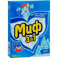 Стиральный порошок Миф 400 гр 3 в1