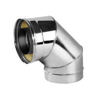 Отвод Вулкан V50R 90° х d150х250 мм с изоляцией AISI 321/304