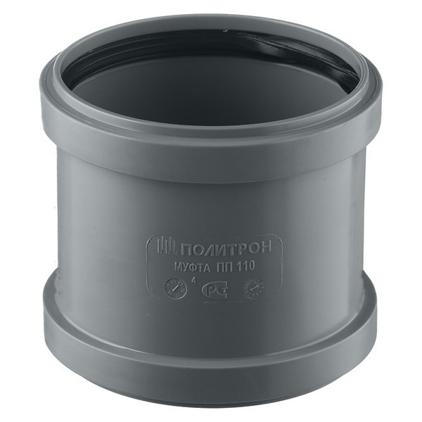 Муфта Pro Aqua Comfort d110 мм пластиковая для внутренней канализации