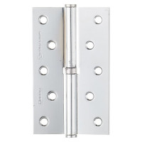 Петля Palladium N 613-S-5 CP левая разъемная 125х75 мм серебро