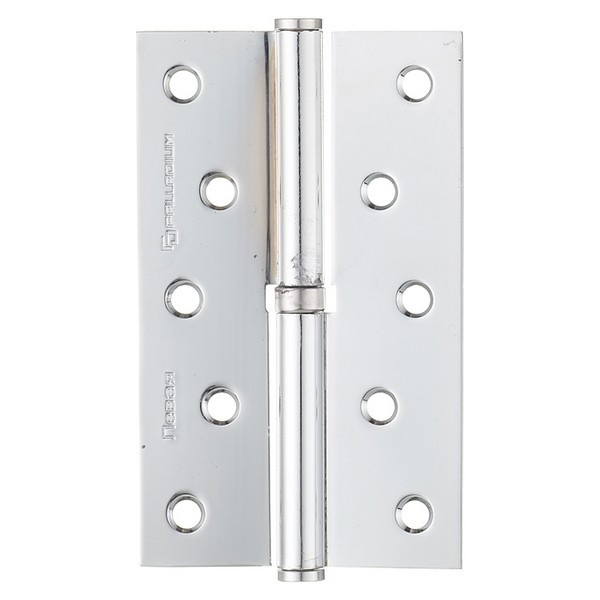Петля Palladium N 613-S-5 CP левая разъемная 125х75 мм серебро