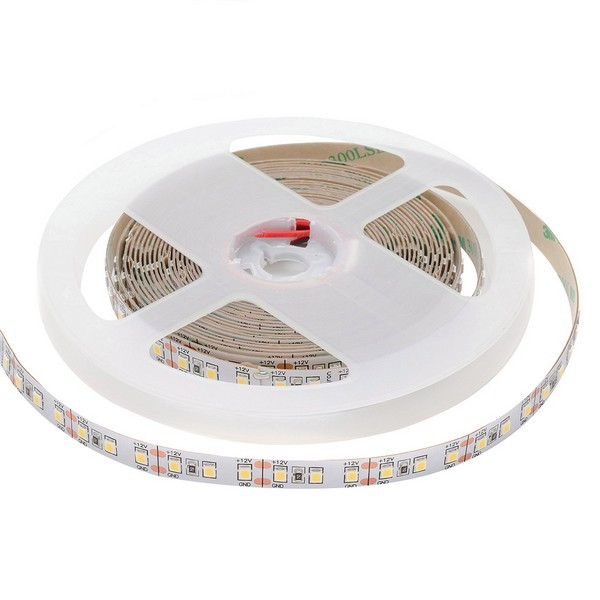 Лента светодиодная SMD 2835 Apeyron 3000К теплый белый свет 72 Вт 12 В IP20 5 м