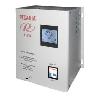 Стабилизатор напряжения Ресанта АСН-10000 Н/1-Ц Lux однофазный 220 В 8,33 кВА релейный навесной