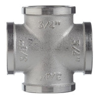 Крестовина VALTEC (VTr.760.N.0005) 3/4 ВР(г) х 3/4 ВР(г) х 3/4 ВР(г) х 3/4 ВР(г) латунная