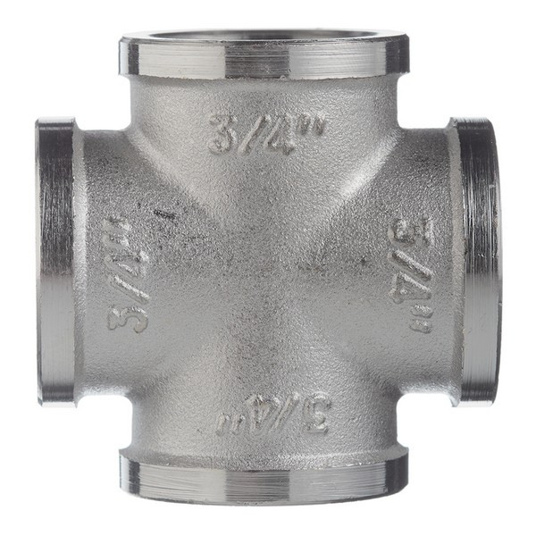 Крестовина VALTEC (VTr.760.N.0005) 3/4 ВР(г) х 3/4 ВР(г) х 3/4 ВР(г) х 3/4 ВР(г) латунная