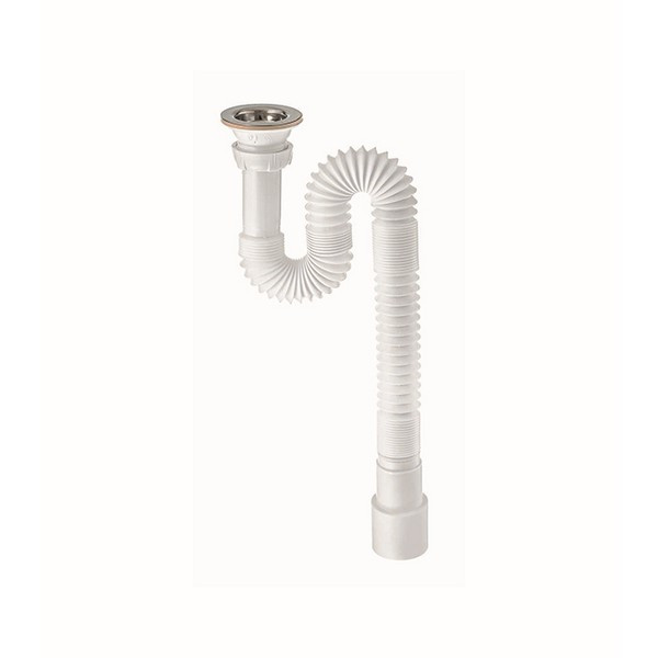 Сифон для раковины WIRQUIN 30717988 1 1/4"х40/50 с выпуском D 63 мм L 800 мм