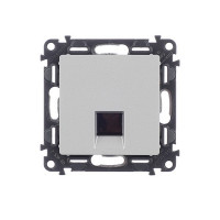Розетка компьютерная Legrand Valena LIFE 753640 скрытая установка алюминий один модуль RJ45 cat 5е UTP