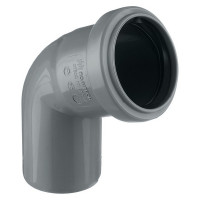 Отвод Pro Aqua Comfort d50 мм 67° пластиковый для внутренней канализации