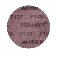 Диск шлифовальный Mirka Abranet d150 мм P120 на липучку сетчатая основа (5 шт.)