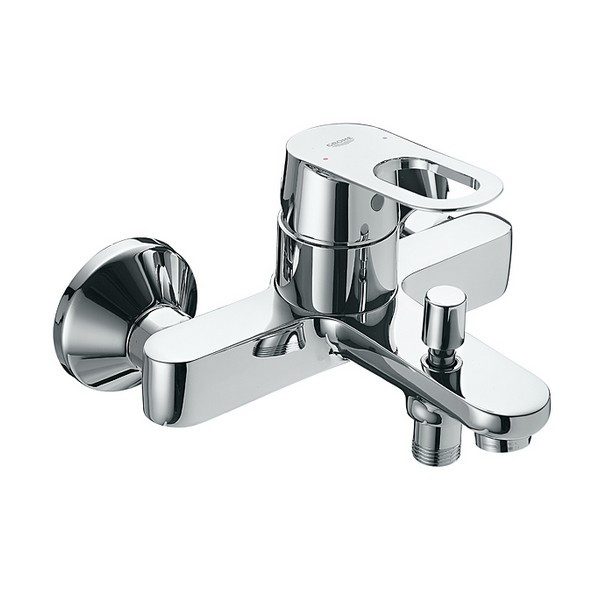 Смеситель для ванны и душа GROHE BauLoop 23341000 DN15 с коротким изливом однорычажный без лейки