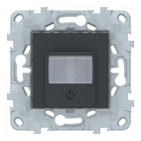 Датчик движения Schneider Electric Unica NEW NU552554 скрытая установка антрацит с выключателем