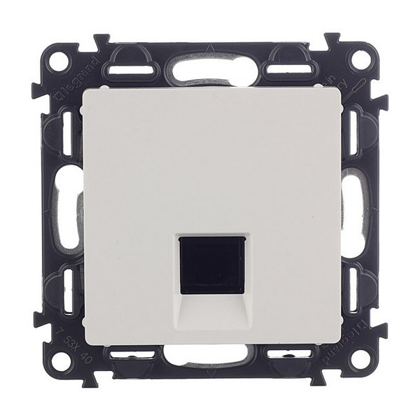 Розетка компьютерная Legrand Valena LIFE 753440 скрытая установка белая один модуль RJ45 cat 5е UTP