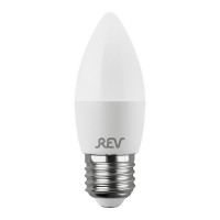 Лампа светодиодная REV 5 Вт E27 свеча С37 2700К теплый белый свет 180-240 В матовая