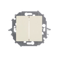Переключатель Simon 15 1591397-031 двухклавишный на 2 направления скрытая установка слоновая кость