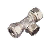 Тройник VALTEC (VTm.333.N.200520) 20 обж(ц) х 3/4 НР(ш) х 20 обж(ц)