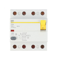 УЗО IEK ВД1-63 (MDV10-4-025-030) 25А 30 мА 4P тип АС 4,5 кА