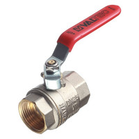 Кран шаровой латунный VALTEC Base (VT.214.N.06) 1 ВР(г) х 1 ВР(г) ручка прямой