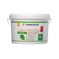 Краска водно-дисперсионная Finncolor Oasis Hall&Office 4 моющаяся основа C 9 л