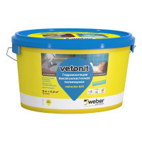 Гидроизоляция Weber.vetonit Weber.tec 822 розовая 8 кг