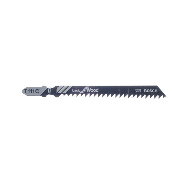 Пилки для лобзика Bosch T111C (2608630033) по дереву L74 мм быстрый рез (5 шт.)