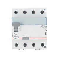 УЗО Legrand TX3 (403009) 40А 30 мА 4P тип АС 6 кА