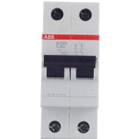 Автоматический выключатель ABB SH202L (2CDS242001R0404) 2P 40А тип C 4,5 кА 400 В на DIN-рейку